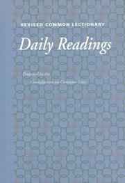 Cover of: Revised Common Lectionary Daily Readings by 