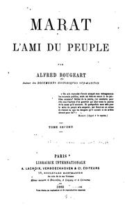 Cover of: Marat, l'ami du peuple by Alfred Bougeart