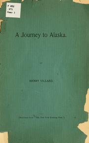 Cover of: A journey to Alaska.