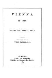 Cover of: Vienna in 1848.