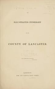 Cover of: An illustrated itinerary of the county of Lancaster.