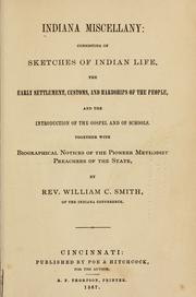 Indiana miscellany by Smith, William C.