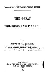 Cover of: The great violinists and pianists.