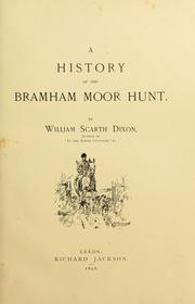 A history of the Bramham Moor hunt by William Scarth Dixon