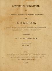 Cover of: Londinium redivivum: or, An antient history and modern description of London.