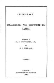 Cover of: Plane trigonometry and tables