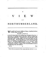 Cover of: A view of Northumberland by William Hutchinson