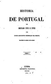 Cover of: Historia de Portugal nos seculos XVII e XVIII
