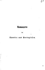 Cover of: Romanzero der Spanier und Portugiesen by Geibel, Emanuel, Geibel, Emanuel