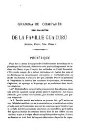 Cover of: Matériaux pour servir à l'établissement d'une grammaire comparée des dialectes de la famille guaicurú: (abipone, mocovi, toba, mbaya)
