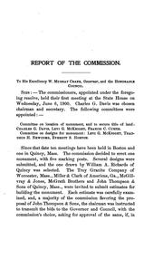 Cover of: Report of the Commission on Andersonville monument