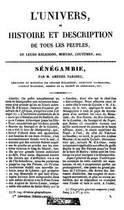 Sénégambie et Guinée by Amédée Tardieu, Amédée Tardieu