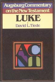 Cover of: Luke by David Lenz Tiede, David Lenz Tiede