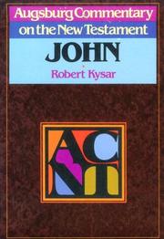 Cover of: John by Robert Kysar