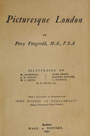 Cover of: Picturesque London by Percy Fitzgerald, Judith Martin