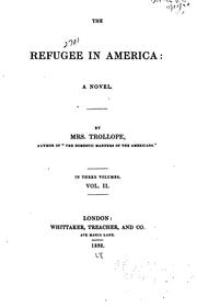 Cover of: The refugee in America: a novel.