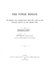 Cover of: The Tower bridge by J. E. Tuit