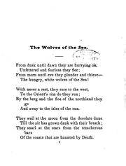 Cover of: The wolves of the sea and other poems
