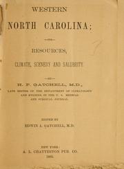 Western North Carolina by H. P. Gatchell