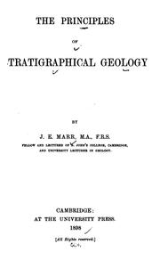 Cover of: The principles of stratigraphical geology