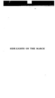 Cover of: Side-lights on the march by Henry F. Mackern