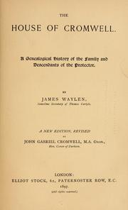 Cover of: The house of Cromwell and the story of Dunkirk by James Waylen