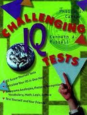 Cover of: Challenging IQ tests