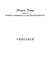 Cover of: Carlisle by Mandell Creighton