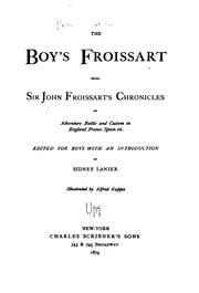 Cover of: The boy's Froissart by Jean Froissart