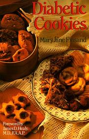 Cover of: Diabetic cookies by Mary Jane Finsand