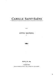 Camille Saint-Saëns by Otto Neitzel