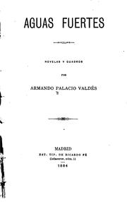 Cover of: Aguas fuertes