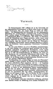 Cover of: Die sociale frage im lichte der philosophie.: Vorlesungen über socialphilosophie und ihre geschichte
