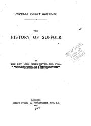 Cover of: The history of Suffolk.
