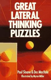 Cover of: Great lateral thinking puzzles by Paul Sloane