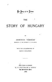 Cover of: The story of Hungary by Ármin Vámbéry