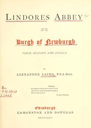 Lindores Abbey and its burgh of Newburgh by Laing, Alexander