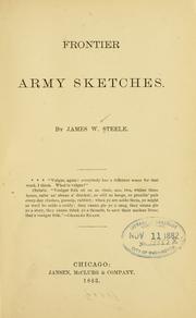 Cover of: Frontier army sketches