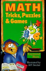 Cover of: Math Tricks, Puzzles and Games by Raymond Blum