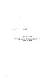Cover of: A calendar of John Paul Jones manuscripts in the Library of Congress.