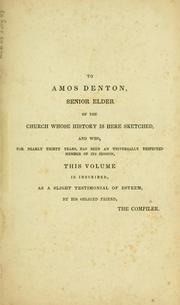 Cover of: A sketch of the history of the Presbyterian Church, in Jamaica, L.I.