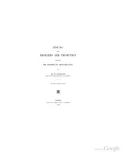 Lösung des Problems der Trisection mittelst der Conchoide auf circularer Basis by Hermann Hippauf