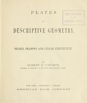 Cover of: Elements of descriptive geometry by Church, Albert E.