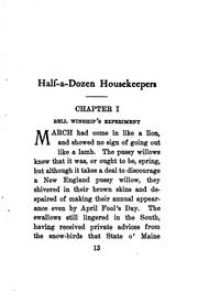 Cover of: Half-a-dozen housekeepers by Kate Douglas Smith Wiggin