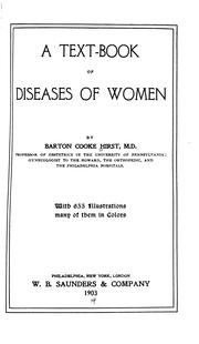 Cover of: A text-book of diseases of women