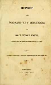 Cover of: Report upon weights and measures