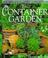 Cover of: The Container Garden