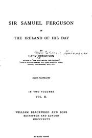 Cover of: Sir Samuel Ferguson in the Ireland of his day