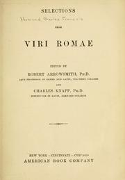 Cover of: Selections from Viri Romae