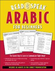 Cover of: Read and Speak Arabic for Beginners | Jane Wightwick